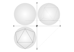 1/4 Net Geodesic Sphere