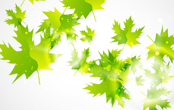 Abstract Leaf Background