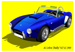 AC Cobra 427 SC 1965 (with background)
