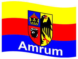 Amrum Flagge (wehend)