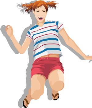 Beautiful sexy sporty girl vector 3