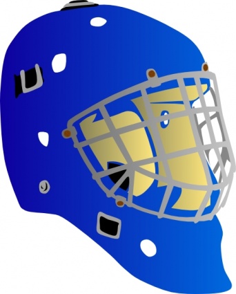 Blue Car Sports Football Helmet Mask Goalie Racer