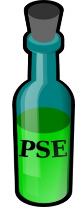 Bottle With Cork clip art