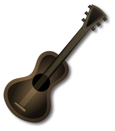 Brown Guitar
