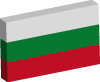 Bulgaria 3d Vector Flag.