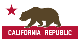 California Banner Clipart A (Solid)