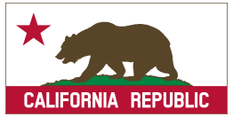 California Banner Clipart B (Solid)