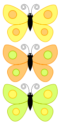Cartoon Butterfly Dw3