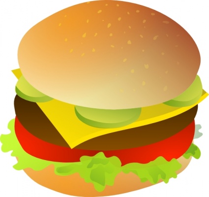 Cheese Burger clip art
