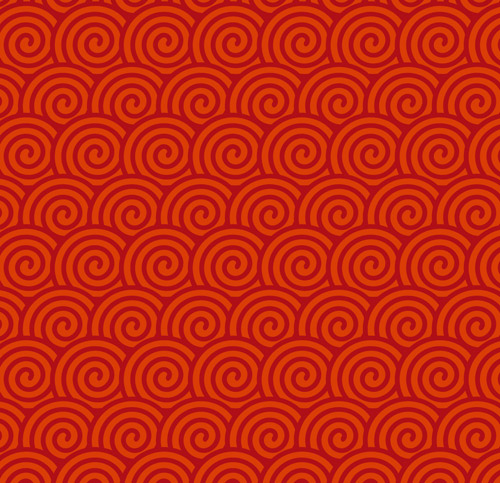 China red seamless background pattern