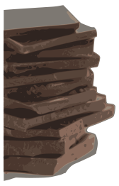 Chocolate Block Pieces (Tracing)