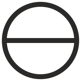 Circle with Horizontal diameter