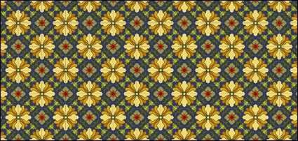 Classic tile pattern vector-7