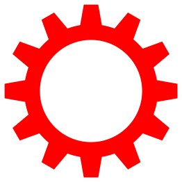 Cogwheel symbol by Rones