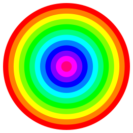 Color Rainbow Circles