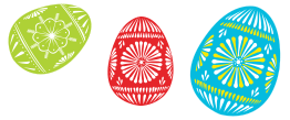 Colour Easter Eggs