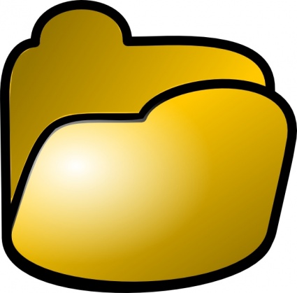 Computer Icon Folder Open Icons Gold Theme
