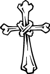 Cross Of Bones Vector Image