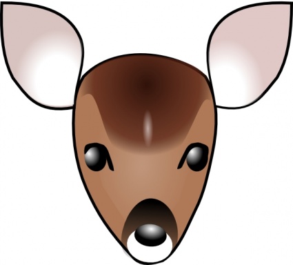 Deer Head clip art