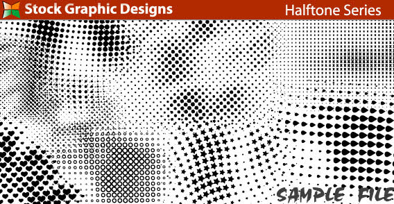 Design elements - halftone series