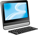 Desktop PC Vector Illustration