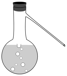 Distilling Flask With Sidearm And Stopper 1