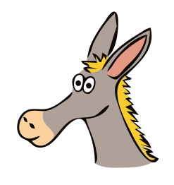Drawn Donkey