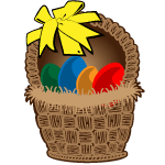 Easter Basket Free Vector