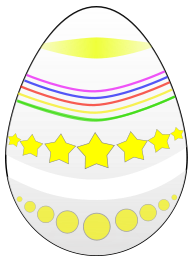 Easter egg (Painted)