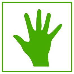 Eco Green Hand Icon