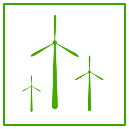 Eco Green Windmill Icon