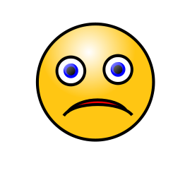 Emoticons: Sad face