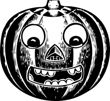 Eyes Black Pumpkin Outline Jack Dark Automatic Halloween Lantern Ghost Scary Jackolantern