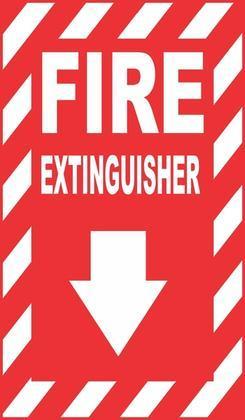 Fire Extinguisher Sign Vector