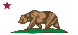 Flag of California - Bear, Plot and Star