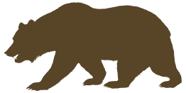Flag of California - Bear (Solid)