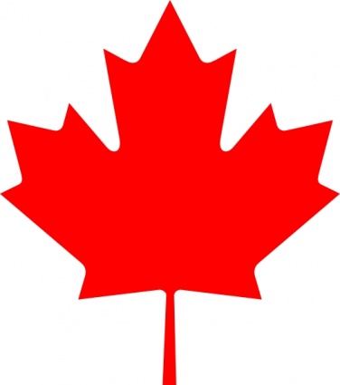 Flag Of Canada Leaf clip art