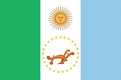 Flag Of Chaco Province In Argentina clip art