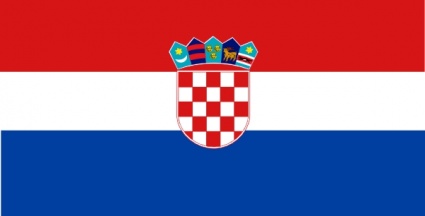 Flag Of Croatia clip art