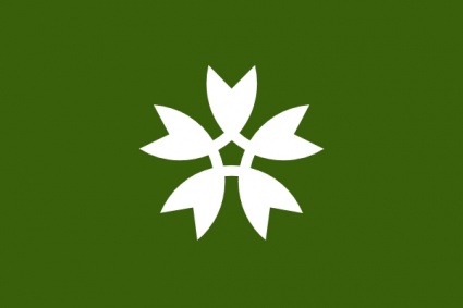 Flag Of Iwakuni Yamaguchi clip art