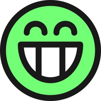 Flat Grin Smiley Emotion Icon Emoticon clip art