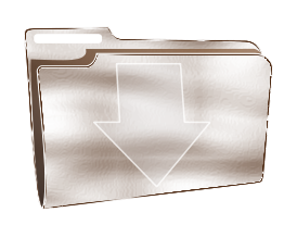 Folder icon plastic dowload