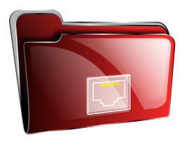 Folder icon red net