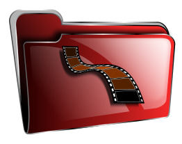 Folder icon red video