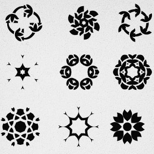 Free Decorative Vector Elements All In One Set