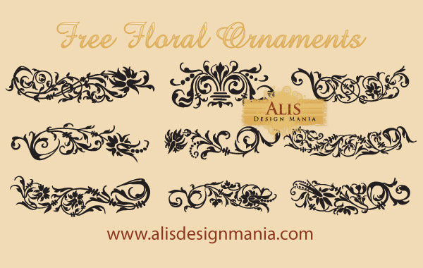 Free Floral Ornaments