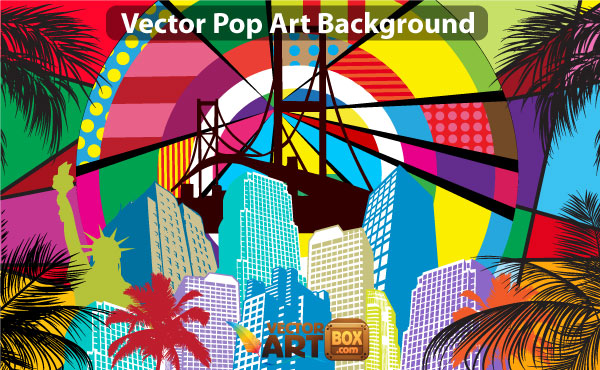 Free Pop Art Background Vector
