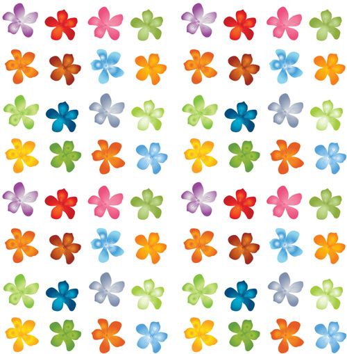 Free Vector Flower Pattern