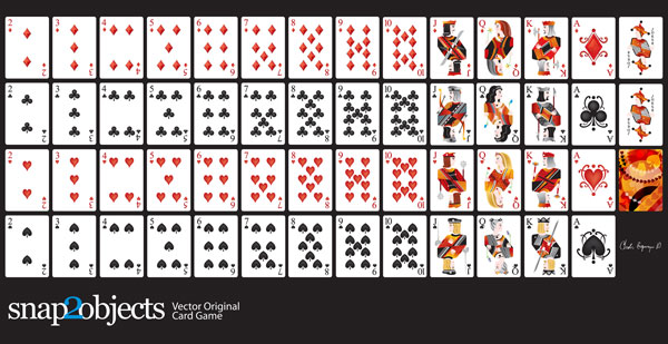 Free Vector Playing Cards Deck