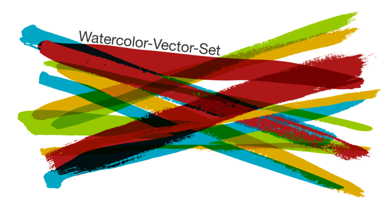 Free Watercolor-Vector-Set
